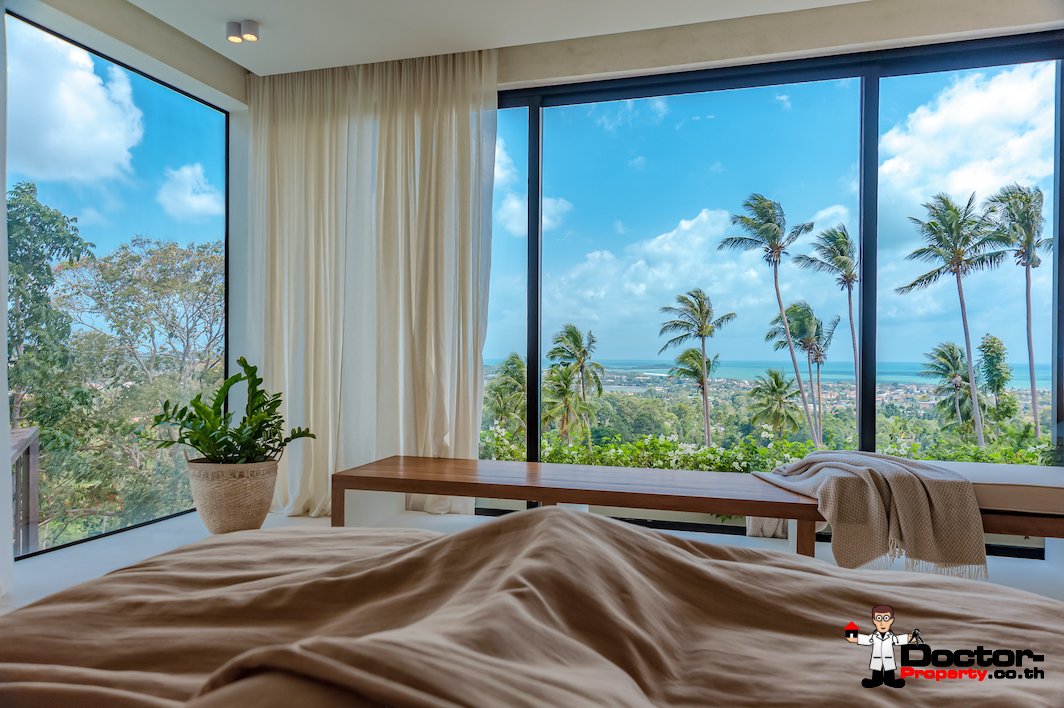 New 3 Bedroom Villa with Sea View – Chaweng, Koh Samui – For Sale